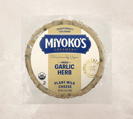 Artisan Plant Milk Cheese Garlic Herb